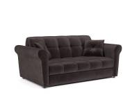 Диван аккордеон Гранд НПБ 140x200 см (бархат шоколадный STAR VELVET 60 COFEE)