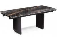 Керамический стол Woodville Маре 200(260)х100х77 neodom titanium lawa nero / черный