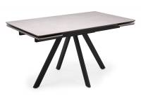 Керамический стол Notta Вилли 140(200)х80 carmen light grey / черный