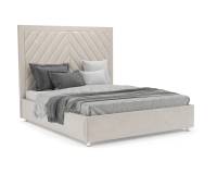 Кровать Мишель 160 см (Бархат бежевый STAR VELVET 6 LIGHT Beige)