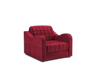Кресло-кровать аккордеон Барон №4 НПБ (Бархат красный STAR VELVET 3 DARK RED)