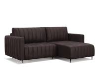 Угловой диван Флорент (Бархат шоколадный Star Velvet 60 Coffee)