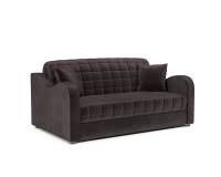 Диван аккордеон Барон №4 ППУ 155х200 см (Бархат шоколадный STAR VELVET 60 COFFEE)