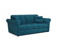 Диван аккордеон Гранд НПБ 140х200 см (бархат сине-зеленый STAR VELVET 43 BLACK GREEN)