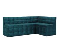 Атлантис Правый угол (Бархат сине-зеленый STAR VELVET 43 BLACK GREEN) 212х84х135 см