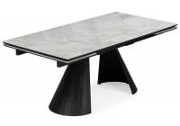 Керамический стол Woodville Шелтон 180(260)x90 carla larkin / черный