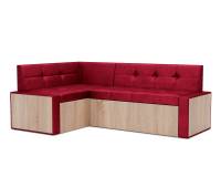 Таллин Левый угол (Бархат красный STAR VELVET 3 DARK RED) 210х83х140 см