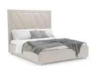 Кровать Треви 140 см (Бархат бежевый STAR VELVET 6 LIGHT Beige)