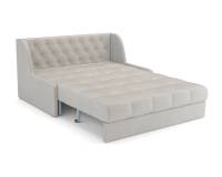 Диван аккордеон Барон №6 НПБ 140х200 см (Бархат бежевый STAR VELVET 6 LIGHT BEIGE)