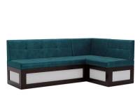 Нотис Правый угол (Бархат сине-зеленый STAR VELVET 43 BLACK GREEN) 187х82х112 см