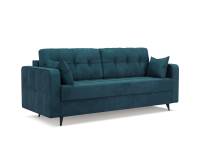 Диван Снеп (Бархат сине-зеленый STAR VELVET 43 BLACK GREEN)
