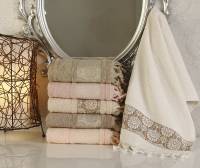 DAMASK KOZALI DRAY 70x140  (ассорти) Пол. Махровое 1х6