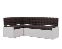 Ганновер Левый угол (Бархат шоколадный STAR VELVET 60 COFFEE) 208х82х133 см