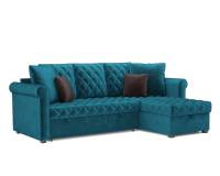 Берлин (Бархат сине-зеленый STAR VELVET 43 BLACK GREEN)