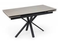 Керамический стол Notta Старлайт 140 (200) х 80 carmen light grey / черный