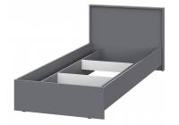Кровать Woodville Бирма 80x200 (без основания) серый графит
