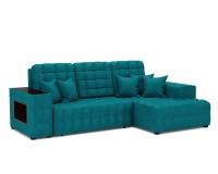 Мадрид Правый угол (бархат сине-зеленый STAR VELVET 43 BLACK GREEN)