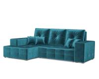 Монреаль Левый угол (бархат сине-зеленый STAR VELVET 43 BLACK GREEN)