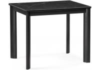 Керамический стол Woodville Кина 90(130)х65х76 shakespeare black / черный