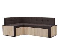 Таллин Левый угол (Бархат шоколадный STAR VELVET 60 COFFEE) 210х83х140 см