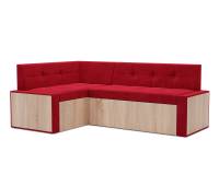 Таллин Левый угол (Кордрой красный) 210х83х140 см