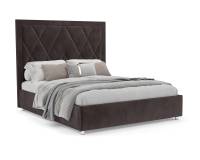 Кровать Треви 160 см (Бархат шоколадный Star Velvet 60 Coffee)