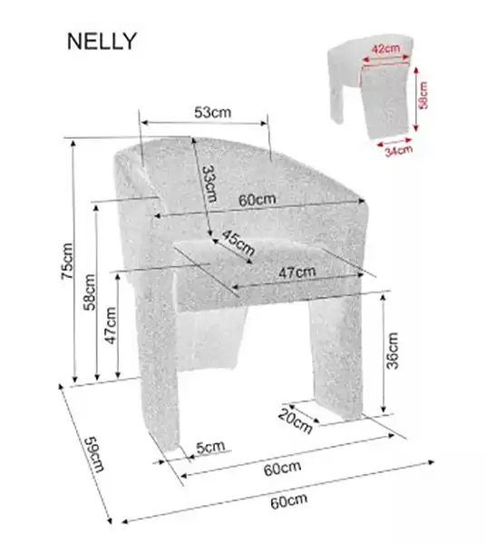 Кресло Nelly Brego