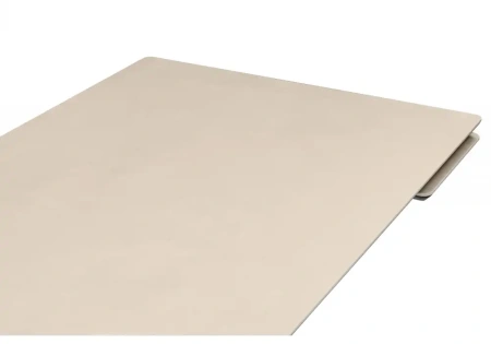 Керамический стол Notta Старлайт 120(180)х80 okara light yellow / черный