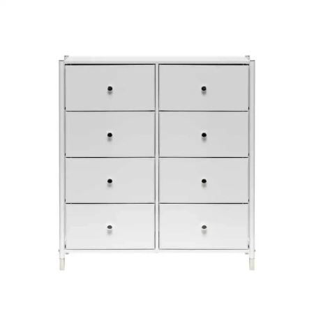 Комод Leset Нирита/Хайди, 8 ящиков, Белый