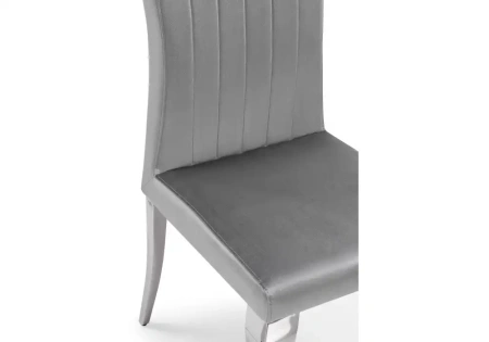 Стул на металлокаркасе Woodville Lund dark grey / steel