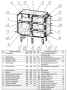 Комод 3 ящика с дверью СТОРИ, белый
