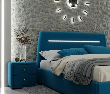 Кровать двуспальная Neo с подсветкой