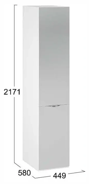 Шкаф для белья Глосс СМ-319.07.002