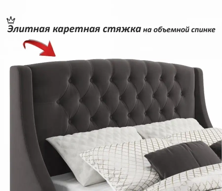 Кровать полутораспальная Stefani 2000x1400 с ПМ и матрасом PROMO B COCOS