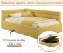 Кровать полутораспальная Aura 1200