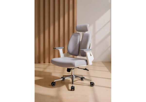 Компьютерное кресло Woodville Hiba gray / chrome