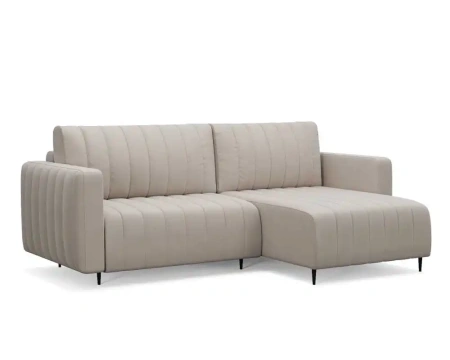Угловой диван Флорент (Бархат бежевый STAR VELVET 6 LIGHT BEIGE)