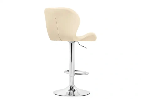 Барный стул Woodville Trio beige / chrome
