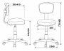 Стул компьютерный Бюрократ CH-W299/PK/TW-13A