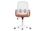 Компьютерное кресло Woodville Bust gray / red / white