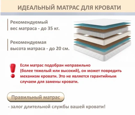 Кровать двуспальная Neo с подсветкой