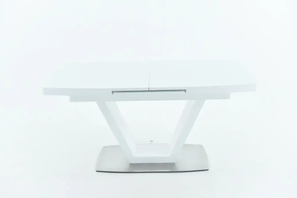 Стол Фоджа, Стекло, 160см, Белый