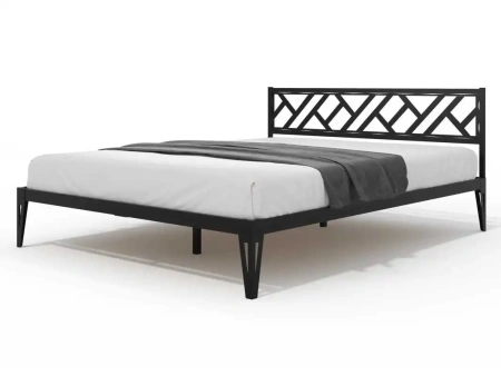 Кровать КМД 47 АЙРИС 1600, черный