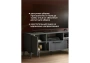 ТВ-тумба Woodville Иадама графит / графит софт