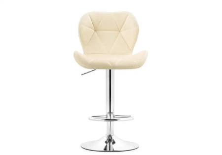 Барный стул Woodville Trio beige / chrome