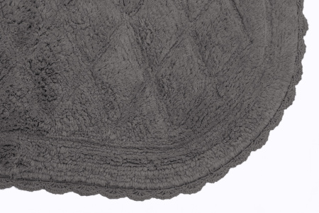 KIMBERLY (антрацит) Набор ков. для ванной 60х100 и 50х70