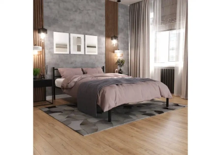 Кровать Woodville Фади 1 140х200 черная