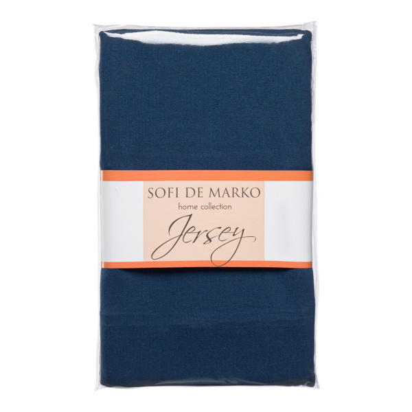 Роланд (синий) 50х70 (2шт) Наволочка Трикотаж