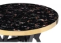 Стол деревянный Woodville by Лайфмебель Selina 80х72 black / gold