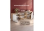 ТВ-тумба Woodville Алетра ТБ01-1600 дуб крафт серый / глянец белый